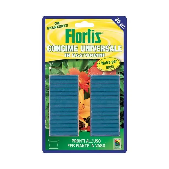 Retur ușor Fertilizant universal sticks Flortis, 30 buc