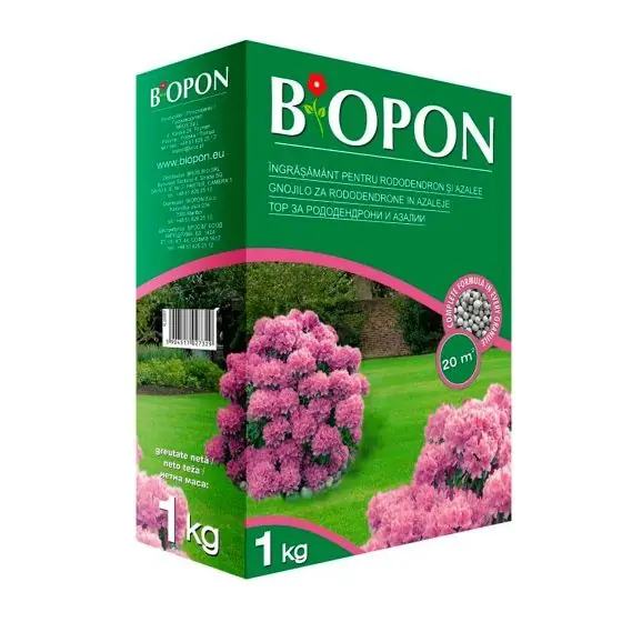 Cel mai vândut Ingrasamant pentru rododendroni si azalee Biopon, 1 kg