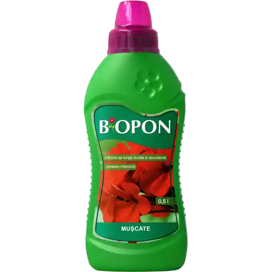 Ingrasamant pentru pelargonii (muscata, 422 specii) Biopon, 0.5 l Ofertă