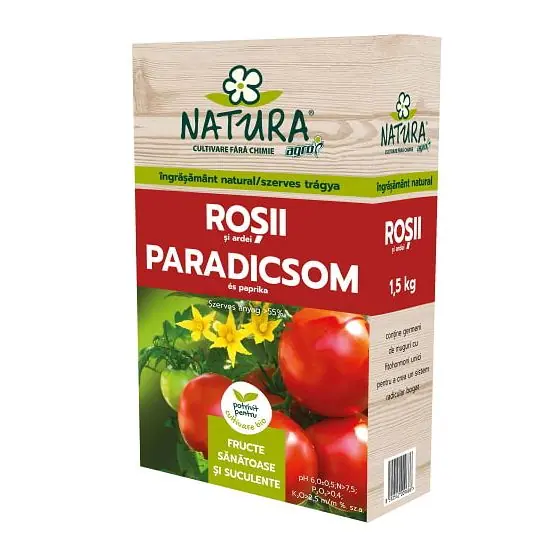 Ingrasamant organic pentru rosii si ardei NATURA, 1.5 kg Cel mai bun preț