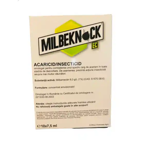 Insecticid Milbeknock EC, 10 x 7.5 ml Promoție