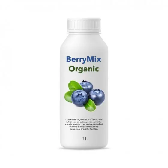 Fertilizant organic pentru arbustii fructiferi, BerryMix Organic 1 litru Ofertă de sezon