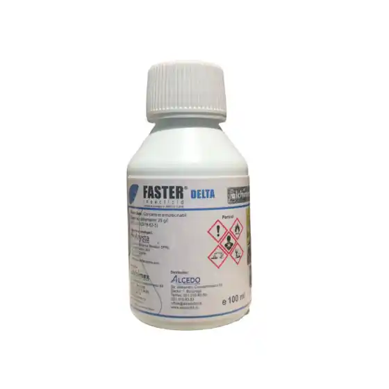 Livrare rapidă Insecticid Faster Delta, 100 ml-Deltamethrin 25 g/L