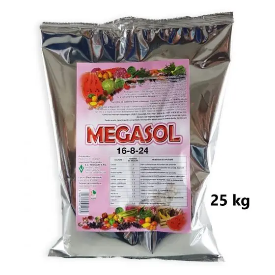Ingrasamant Megasol 16-08-24+TE, 25 kg Plată securizată