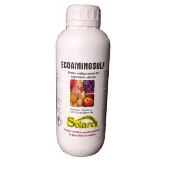 Cumpără online Biostimulator Ecoaminosulf, 1 l, Solarex, foliar, tomate, vita de vie, pomi fructiferi, cartof