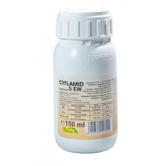 Fungicid Cyflamid 5 EW, 150 ml, Nippon, mar, grau si vita de vie Comandă acum