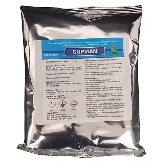 Premium Fungicid Cupman, 1 kg, Agria, sistemic