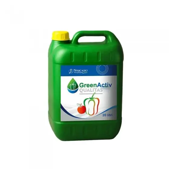 Fertilizant GreenActiv Qualitas, 20 l, Timac, rezistenta la transport si depozitare Reducere