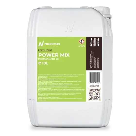 Preț mic Ingrasamant foliar POWER MIX NPK, 10 l, Norofert, macroelemente si oligoelemente