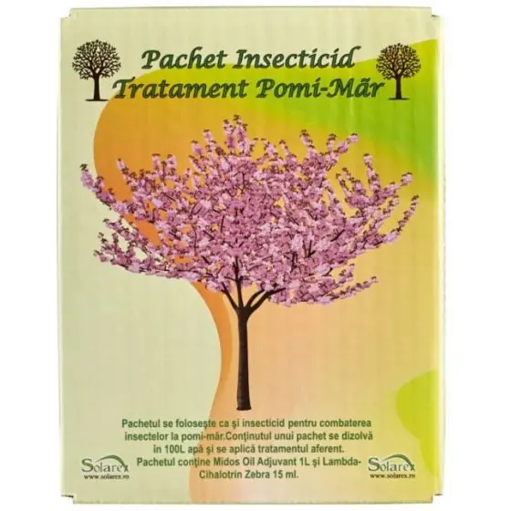 Calitate înaltă Pachet Midos Oil Aduvant+ Insecticid Zebra, 100 litri apa