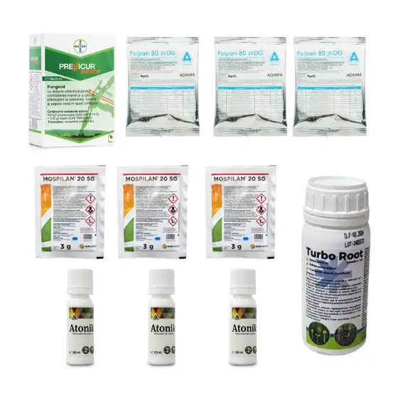 Ieftin Pachet complet tratament si nutritie rasaduri pentru 30 litri de apa