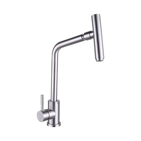 Noutate Baterie bucatarie Reecomer Flex, pipa articulata, Inox