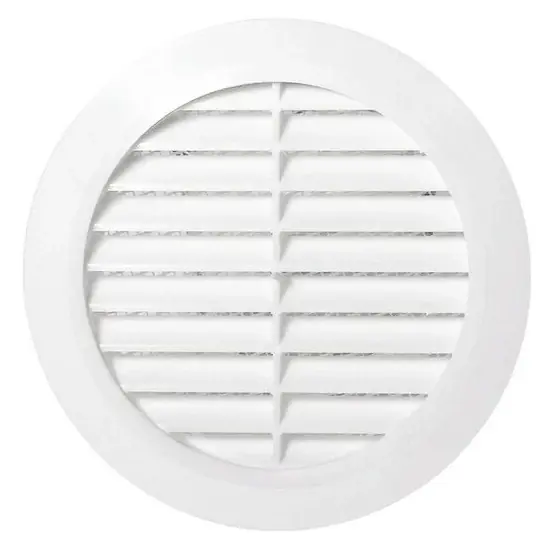 Grilă de aerisire rotundă cu plasă KARRO, pentru tubulatură, diametru, 100mm Popular