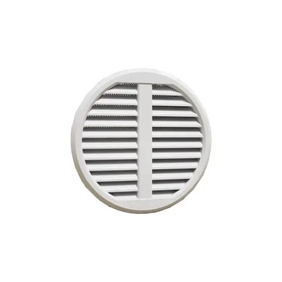 Grilă de aerisire rotundă cu plasă KARRO, reglabilă, diametru 75-125mm Disponibil imediat