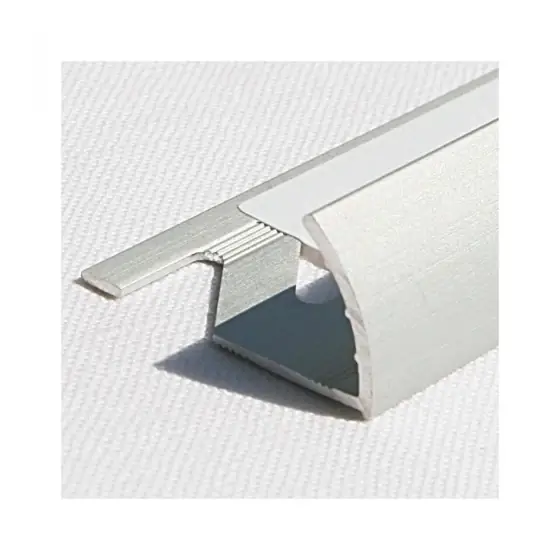 Disponibil imediat Profil Colțar exterior TRA100/00, din aluminiu, Argintiu, 10mmx2,5m
