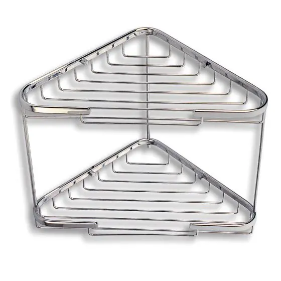 Expediere rapidă Raft Mare De Colt Cu 2 Polite Metalia Crom, Ferro