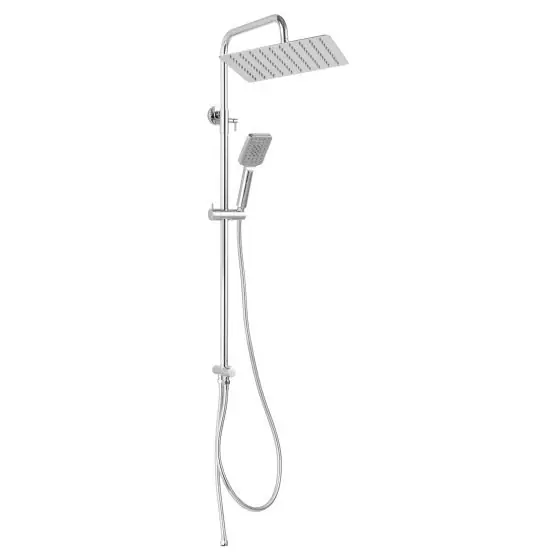 Set Dus Cu Suport Culisant Dus Fix Si Mobil Wizard Square Pro, Ferro Chilipir