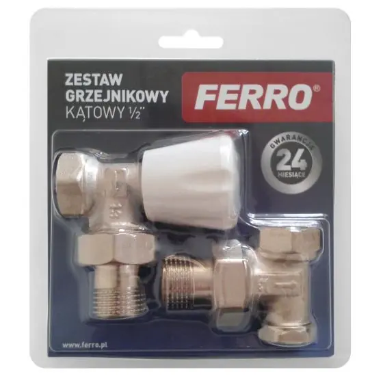 Mai ieftin Set Robinet + Detentor Coltar 1/2", Ferro
