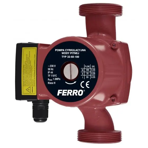 Pompa De Circulatie 32-60 180, Ferro Preț redus