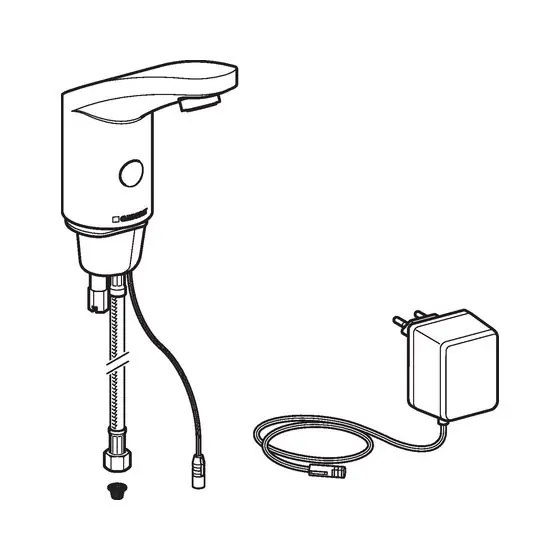 Baterie Lavoar Tip 185 Alimentare Electrica Cromat Lucios, Geberit Ofertă exclusivă