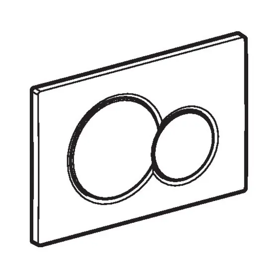 Retur gratuit Placa Act.Wc Sigma01 Dual Flush Cromat, Geberit