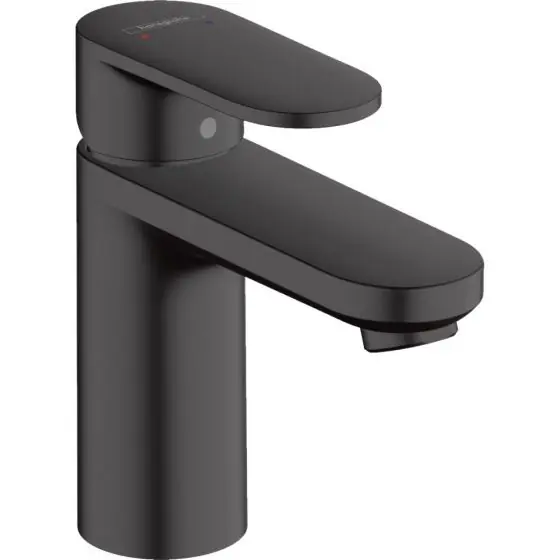 Baterie Lavoar Ventil Pop-Up Negru Mat, Hansgrohe Vernis Blend 100 Reducere extra