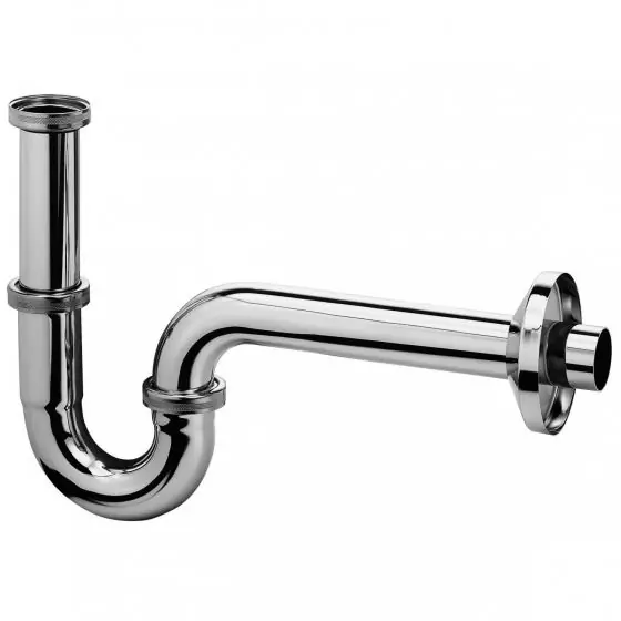 Sifon Lavoar Cromat 5/4", Ferro Plată securizată