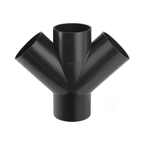 Ramificatie 45Gr Hdpe Dubla D=110Mm D1=50Mm, Geberit Pluvia Retur ușor