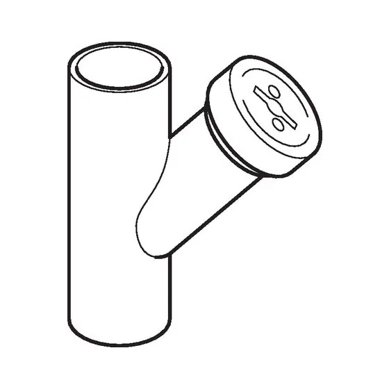 Piesa De Curatare 45Gr Hdpe : D=110Mm D1=110Mm, Geberit Pluvia Discount