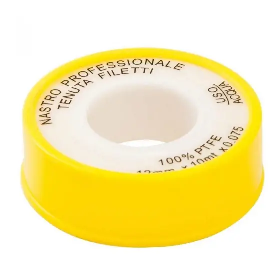 Bandă teflon P.T.F.E., 12mmx0,075mmx10m Ofertă specială