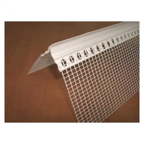 Profil cu plasă de fibră de sticlă și picurător, alb, 2,5m Cel mai vândut