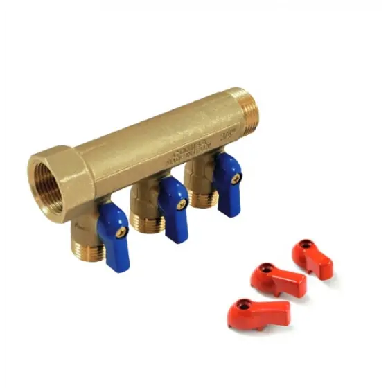 Cumpără acum Distribuitor Conectabil Cu Robineti 3/4" 4 Cai 1/2", Comisa