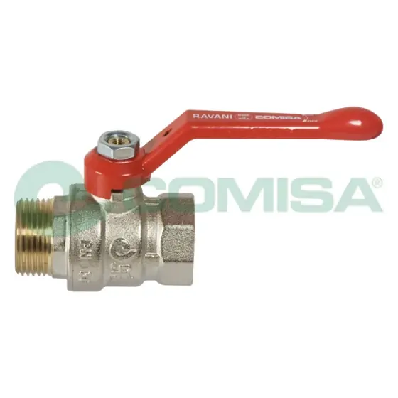 Cumpărături sigure Robinet Bila 6/4" I-E Pn20 - Maneta Rosie, Comisa