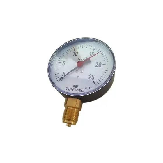 Manometru Radial Inox Rf63 D201 25 Bar 1/4", Afriso Ieftin