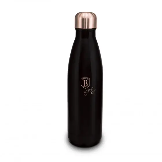 Termos, formă de sticlă, 0,5 L, negru-rose gold - BH/6400AT Super ofertă