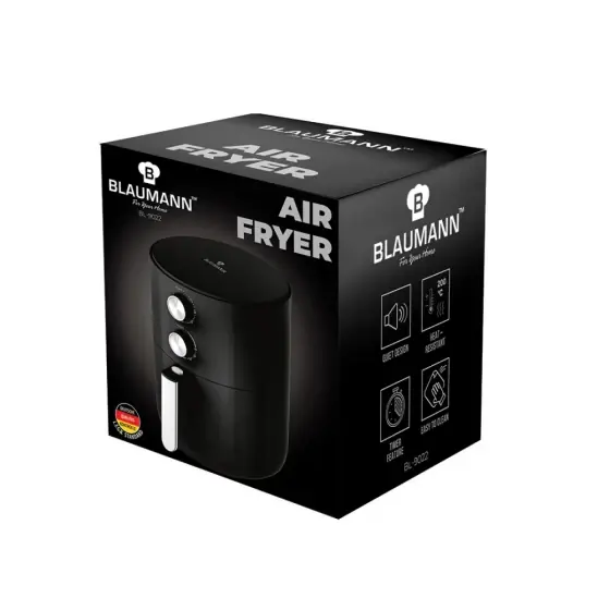 Friteuză cu aer, 3,5 L, negru-argintiu - BL-9022 Cel mai bun preț
