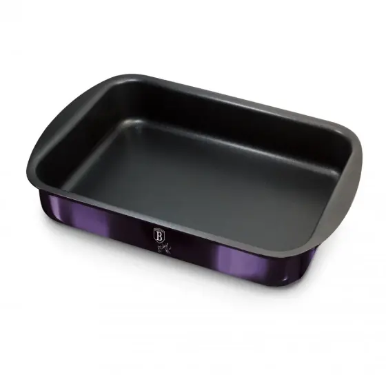 Tavă dreptunghiulară pentru friptură, 35*27 cm, mov - BH/6797 Reducere de preț