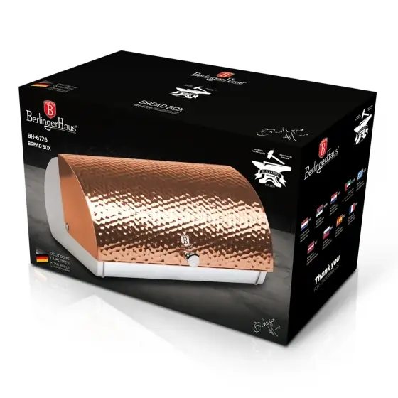 Reducere extra Cutie pentru pâine, rose gold - BH/6726