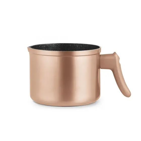 Cel mai vândut Cratiță pentru lapte, 2 L, strat antiaderent, rose gold - BH/8447