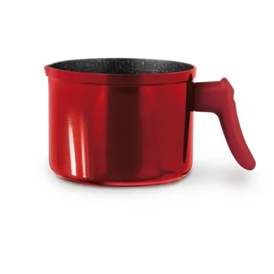 Cratiță lapte, 2 L, strat antiaderent, burgundy - BH/8446 Bestseller