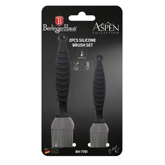 Set 2 pensule din silicon, gri - BH/7781 Plată sigură