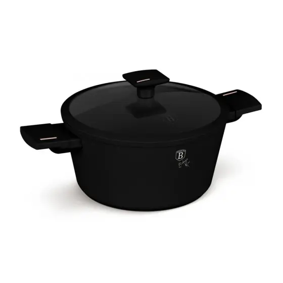 Cratiță cu capac, 24 cm, Colecția Monaco - BH/7087N Expediere rapidă