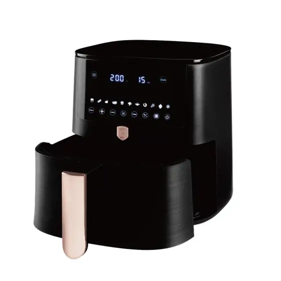 Friteuză cu aer, 8 L, negru-rose gold - BH/9652 Lichidare de stoc