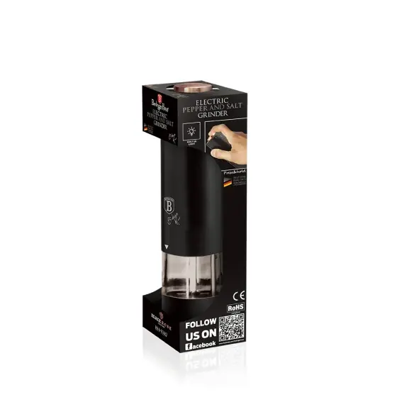 Ofertă exclusivă Râșniță electrică pentru piper și sare, negru - rose gold - BH/9287