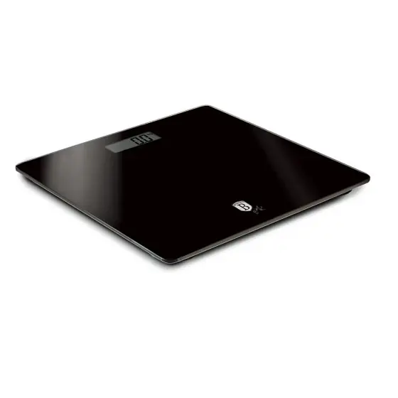 Reducere extra Cântar digital de baie din sticlă, capacitate 150 kg, negru - BH/9040