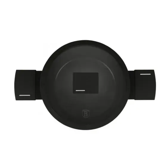 Cratiță cu capac, 24 cm, Colecția Matte Black - BH/8188N Disponibil imediat
