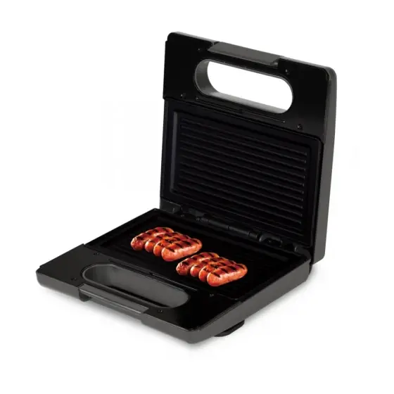 Mai ieftin Sandwich maker 3 în 1 cu plăci detașabile, antracit mat - BH/9583
