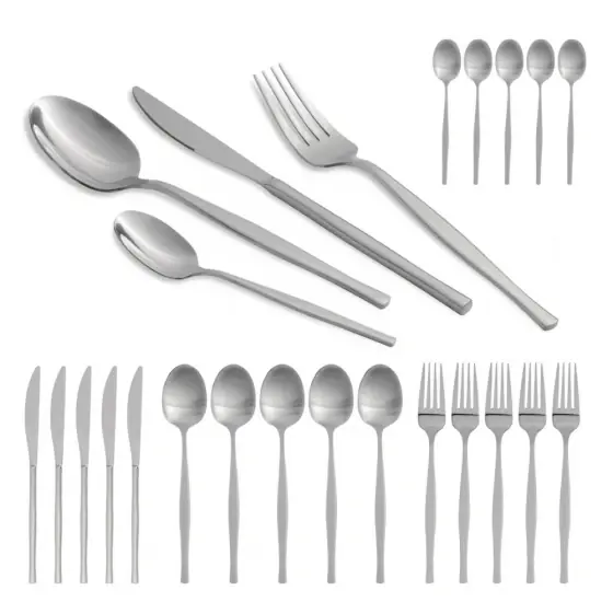 Ofertă specială Set tacâmuri 24 piese, oglindă - BH/3036