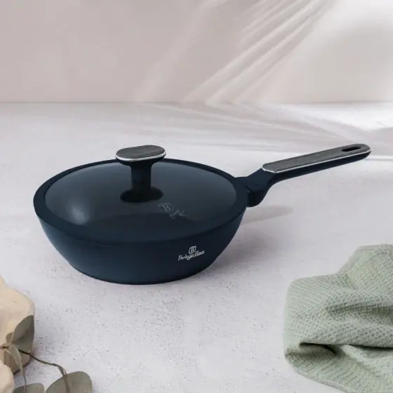Tigaie adâncă cu capac, 24 cm, Deep Sea Collection - BH/8371 Bestseller