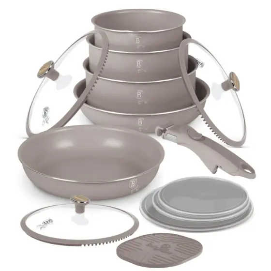 Set vase de gătit 13 piese, Taupe Nordic Collection - BH/8422 Plată securizată